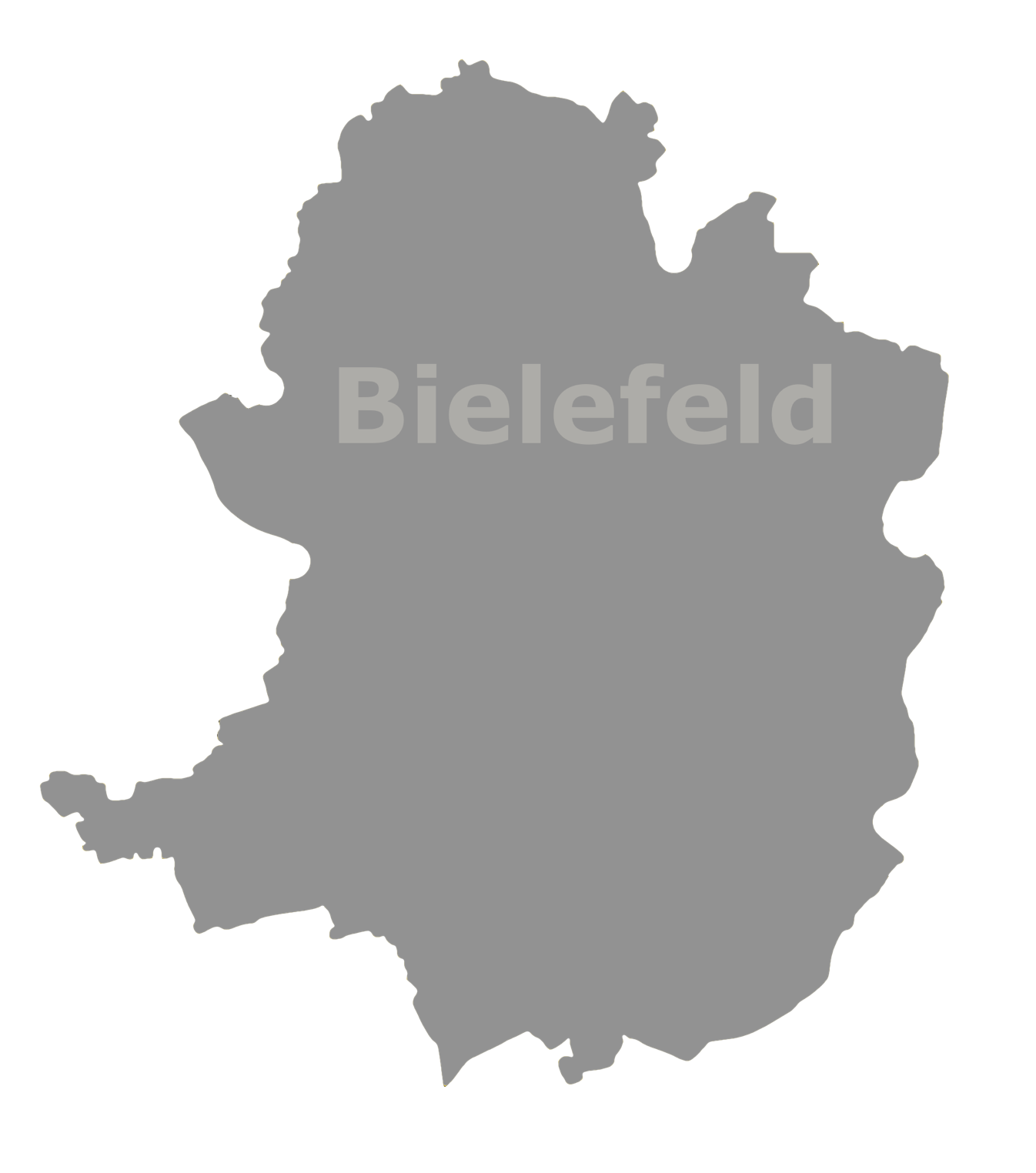 Karte Bielefeld