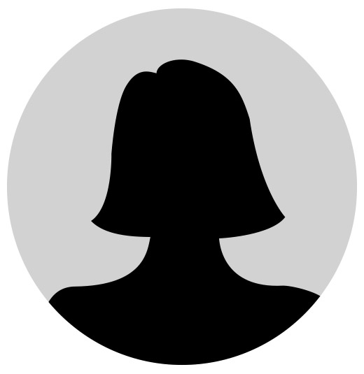 Ich kann die Person nicht identifizieren; es ist lediglich eine schwarze Silhouette eines Frauenkopfes.