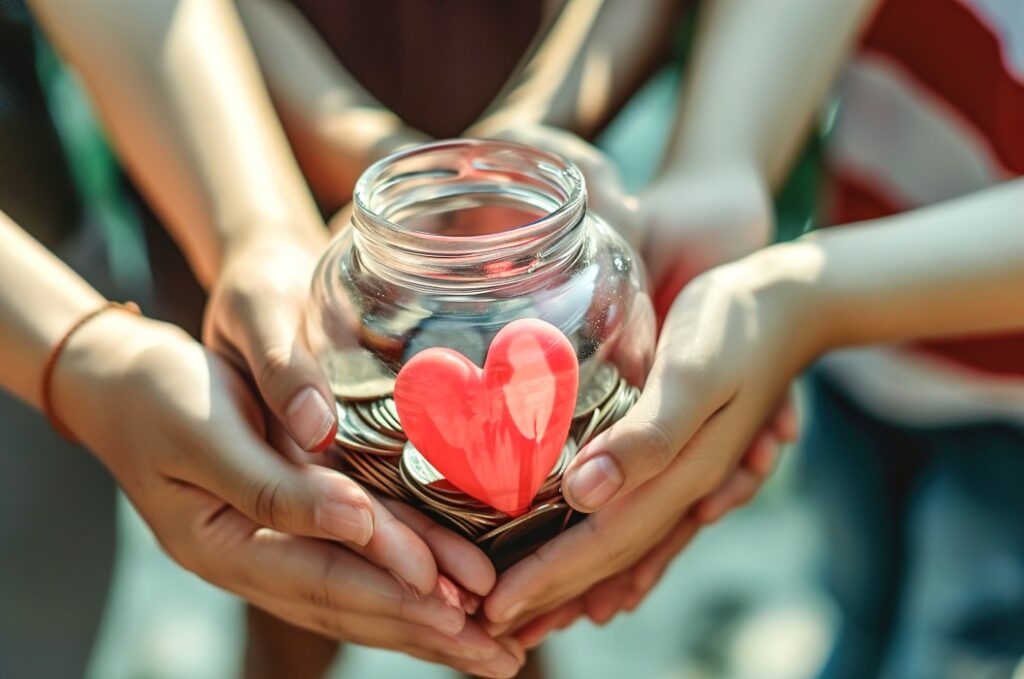 Organisierte Aktivitäten zur Beschaffung von Geldmitteln für einen bestimmten Zweck unter Einbeziehung von Spendern, Sponsoren und Teilnehmern zur Unterstützung wohltätiger Ziele